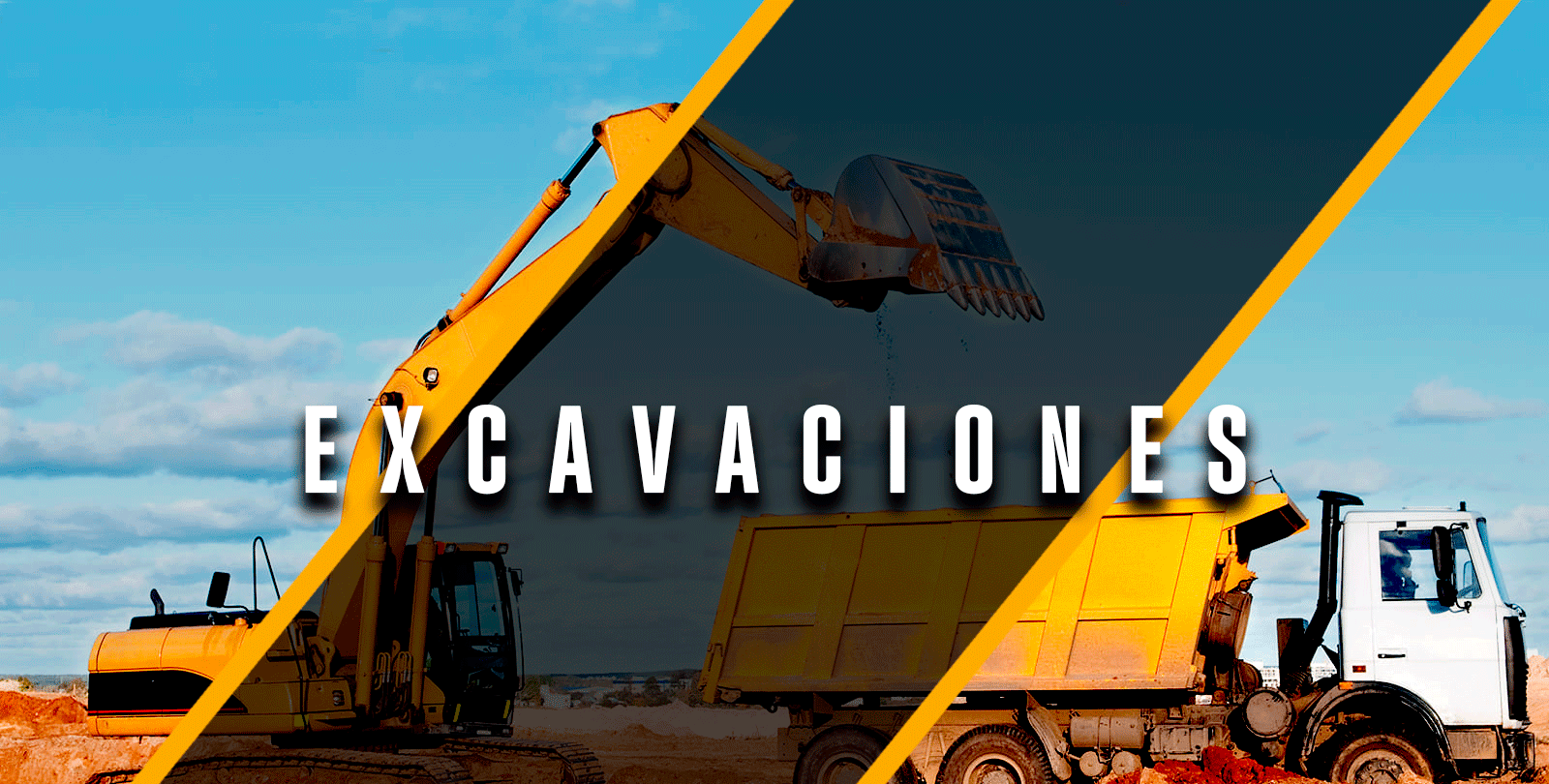 Maquinaria para excavaciones 